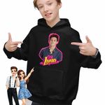 Fashion, accesorii si bijuterii - Copii - Imbracaminte copii - Pulovere si hanorace copii - Hanorac Copii Baieti Soy Luna Matteo Balsano, negru, marime M Copii - Infinity.ro