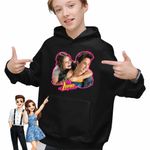 Fashion, accesorii si bijuterii - Copii - Imbracaminte copii - Pulovere si hanorace copii - Hanorac Copii Baieti Soy Luna Simon Love Valente, negru, marime L Copii - Infinity.ro