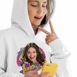 Fashion, accesorii si bijuterii - Copii - Imbracaminte copii - Pulovere si hanorace copii - Hanorac Copii Fete Soy Luna Karol Sevilla, alb, marime XL Copii - Infinity.ro