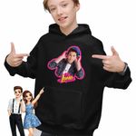 Fashion, accesorii si bijuterii - Copii - Imbracaminte copii - Pulovere si hanorace copii - Hanorac Copii Baieti Soy Luna Simon Alvarez, negru, marime M Copii - Infinity.ro