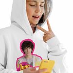 Fashion, accesorii si bijuterii - Copii - Imbracaminte copii - Pulovere si hanorace copii - Hanorac Copii Fete Soy Luna Ramiro Ponce, alb, marime XS Copii - Infinity.ro