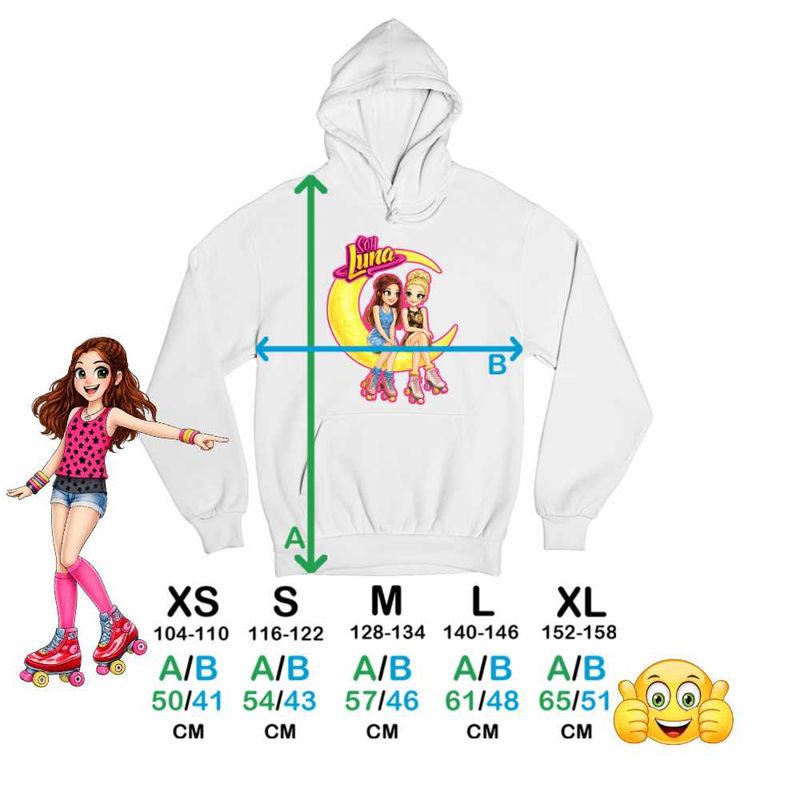 Fashion, accesorii si bijuterii - Copii - Imbracaminte copii - Pulovere si hanorace copii - Hanorac Copii Baieti Soy Luna Ambar Smith, alb, marime XS Copii - Infinity.ro