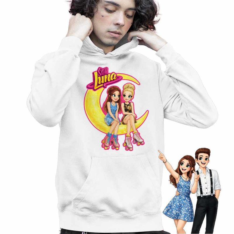 Fashion, accesorii si bijuterii - Copii - Imbracaminte copii - Pulovere si hanorace copii - Hanorac Copii Baieti Soy Luna Ambar Smith, alb, marime XS Copii - Infinity.ro