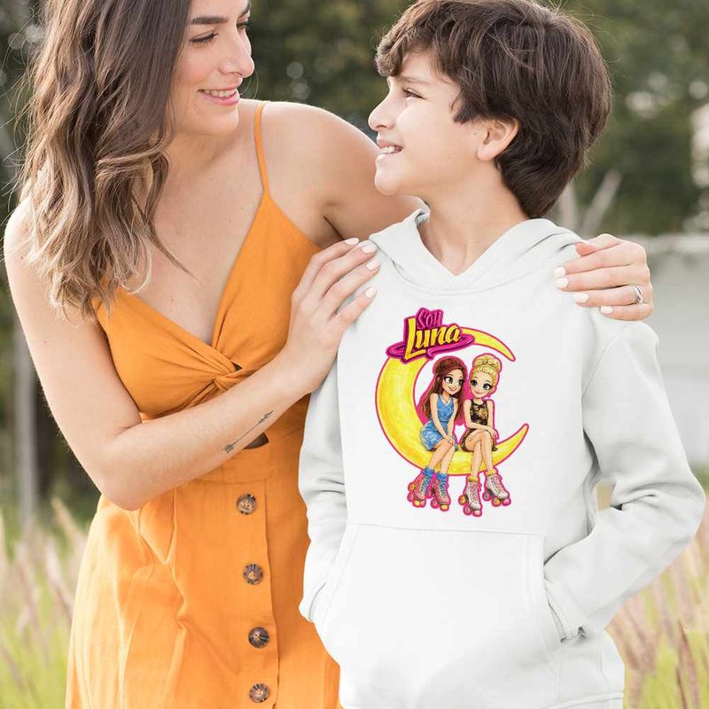 Fashion, accesorii si bijuterii - Copii - Imbracaminte copii - Pulovere si hanorace copii - Hanorac Copii Baieti Soy Luna Ambar Smith, alb, marime XS Copii - Infinity.ro