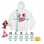 Fashion, accesorii si bijuterii - Copii - Imbracaminte copii - Pulovere si hanorace copii - Hanorac Copii Fete Soy Luna Patine Karol Sevilla, alb, marime M Copii - Infinity.ro