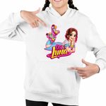 Fashion, accesorii si bijuterii - Copii - Imbracaminte copii - Pulovere si hanorace copii - Hanorac Copii Fete Soy Luna Patine Karol Sevilla, alb, marime M Copii - Infinity.ro