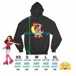 Fashion, accesorii si bijuterii - Copii - Imbracaminte copii - Pulovere si hanorace copii - Hanorac Copii Fete Soy Luna Ambar Smith, negru, marime M Copii - Infinity.ro