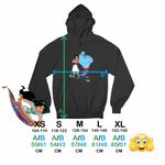 Fashion, accesorii si bijuterii - Copii - Imbracaminte copii - Pulovere si hanorace copii - Hanorac Copii Fete Aladdin Duhul Lampii Genie Lamp Aladin Duh, negru, marime M Copii - Infinity.ro