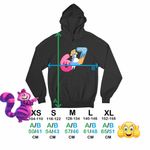 Fashion, accesorii si bijuterii - Copii - Imbracaminte copii - Pulovere si hanorace copii - Hanorac Copii Fete Alice Tara Minunilor Six Seven Sase Sapte 67, negru, marime M Copii - Infinity.ro