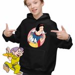Fashion, accesorii si bijuterii - Copii - Imbracaminte copii - Pulovere si hanorace copii - Hanorac Copii Baieti Alba ca Zapada Porumbei, negru, marime S Copii - Infinity.ro