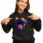 Fashion, accesorii si bijuterii - Copii - Imbracaminte copii - Pulovere si hanorace copii - Hanorac Copii Fete Despicable Minions Misiune, negru, marime L Copii - Infinity.ro