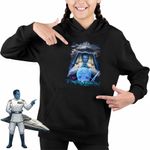 Fashion, accesorii si bijuterii - Copii - Imbracaminte copii - Pulovere si hanorace copii - Hanorac Copii Fete Grand Admiral Thrawn Legend Star Wars, negru, marime S Copii - Infinity.ro