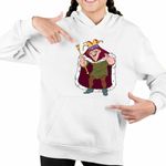 Fashion, accesorii si bijuterii - Copii - Imbracaminte copii - Pulovere si hanorace copii - Hanorac Copii Fete Cocosatul de la Notre-Dame Quasimodo, alb, marime XS Copii - Infinity.ro