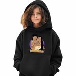 Fashion, accesorii si bijuterii - Copii - Imbracaminte copii - Pulovere si hanorace copii - Hanorac Copii Fete Pocahontas Nakoma, negru, marime XL Copii - Infinity.ro