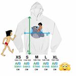 Fashion, accesorii si bijuterii - Copii - Imbracaminte copii - Pulovere si hanorace copii - Hanorac Copii Fete Cartea Junglei Baloo Mowgli, alb, marime M Copii - Infinity.ro