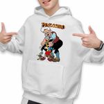 Fashion, accesorii si bijuterii - Copii - Imbracaminte copii - Pulovere si hanorace copii - Hanorac Copii Baieti Pinocchio Geppetto Jiminy, alb, marime XL Copii - Infinity.ro