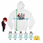 Fashion, accesorii si bijuterii - Copii - Imbracaminte copii - Pulovere si hanorace copii - Hanorac Copii Fete Shinee Kpop All Gang, alb, marime S Copii - Infinity.ro