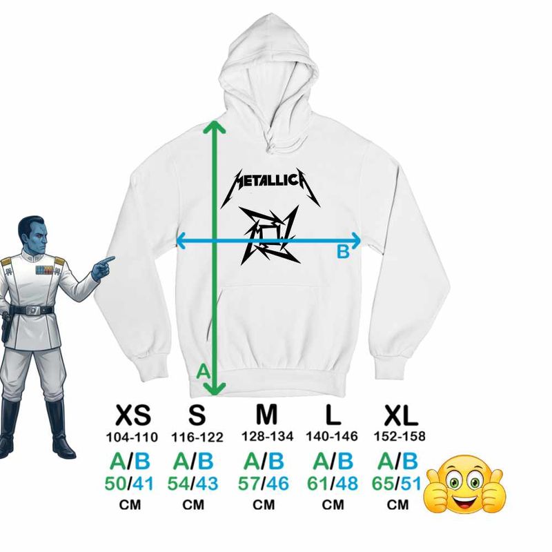 Fashion, accesorii si bijuterii - Copii - Imbracaminte copii - Pulovere si hanorace copii - Hanorac Copii Baieti Metallica Merch Seek Destroy, alb, marime M Copii - Infinity.ro