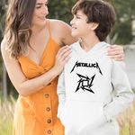 Fashion, accesorii si bijuterii - Copii - Imbracaminte copii - Pulovere si hanorace copii - Hanorac Copii Baieti Metallica Merch Seek Destroy, alb, marime M Copii - Infinity.ro