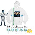 Fashion, accesorii si bijuterii - Copii - Imbracaminte copii - Pulovere si hanorace copii - Hanorac Copii Baieti Metallica Four Horsemen Merch, alb, marime S Copii - Infinity.ro