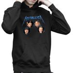 Fashion, accesorii si bijuterii - Copii - Imbracaminte copii - Pulovere si hanorace copii - Hanorac Copii Baieti Metallica Merch Damage, negru, marime L Copii - Infinity.ro