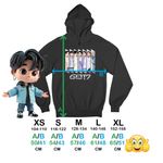 Fashion, accesorii si bijuterii - Copii - Imbracaminte copii - Pulovere si hanorace copii - Hanorac Copii Baieti Got7 Kpop Jin-young, negru, marime XL Copii - Infinity.ro