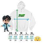 Fashion, accesorii si bijuterii - Copii - Imbracaminte copii - Pulovere si hanorace copii - Hanorac Copii Fete Ateez Merch Kpop, alb, marime M Copii - Infinity.ro