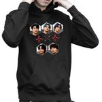 Fashion, accesorii si bijuterii - Copii - Imbracaminte copii - Pulovere si hanorace copii - Hanorac Copii Baieti Tomorrow X Together Merch Bts, negru, marime S Copii - Infinity.ro