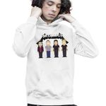 Fashion, accesorii si bijuterii - Copii - Imbracaminte copii - Pulovere si hanorace copii - Hanorac Copii Baieti Metallica South Park Merch, alb, marime M Copii - Infinity.ro