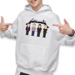 Fashion, accesorii si bijuterii - Copii - Imbracaminte copii - Pulovere si hanorace copii - Hanorac Copii Baieti Metallica South Park Merch, alb, marime M Copii - Infinity.ro