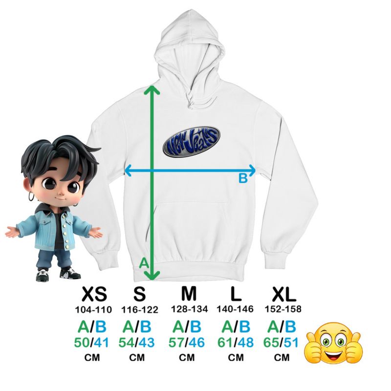 Fashion, accesorii si bijuterii - Copii - Imbracaminte copii - Pulovere si hanorace copii - Hanorac Copii Fete NewJeans Hyein Danielle Kpop Merch, alb, marime XL Copii - Infinity.ro