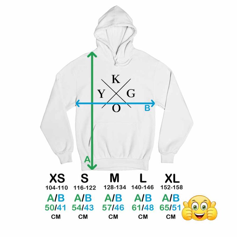 Fashion, accesorii si bijuterii - Copii - Imbracaminte copii - Pulovere si hanorace copii - Hanorac Copii Baieti Kygo, alb, marime L Copii - Infinity.ro