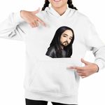 Fashion, accesorii si bijuterii - Copii - Imbracaminte copii - Pulovere si hanorace copii - Hanorac Copii Fete Steve Aoki Anime Chibi Cartoon, alb, marime XL Copii - Infinity.ro