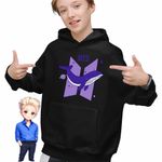 Fashion, accesorii si bijuterii - Copii - Imbracaminte copii - Pulovere si hanorace copii - Hanorac Copii Baieti Kpop BTS Universe Whale, negru, marime L Copii - Infinity.ro