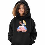 Fashion, accesorii si bijuterii - Copii - Imbracaminte copii - Pulovere si hanorace copii - Hanorac Copii Fete Alice Tara Minunilor Dinah, negru, marime XS Copii - Infinity.ro