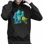 Fashion, accesorii si bijuterii - Copii - Imbracaminte copii - Pulovere si hanorace copii - Hanorac Copii Baieti Monsters James Mike, negru, marime XS Copii - Infinity.ro