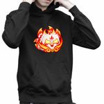 Fashion, accesorii si bijuterii - Copii - Imbracaminte copii - Pulovere si hanorace copii - Hanorac Copii Baieti Blox Fruits Empyrean Fruit Roblox Fructe, negru, marime XS Copii - Infinity.ro