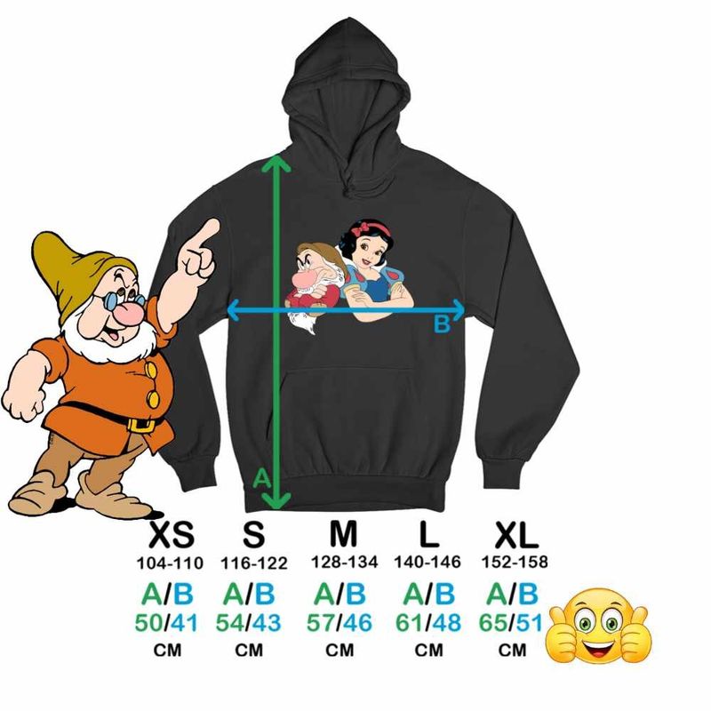 Fashion, accesorii si bijuterii - Copii - Imbracaminte copii - Pulovere si hanorace copii - Hanorac Copii Baieti Alba ca Zapada Morocanosul, negru, marime XS Copii - Infinity.ro