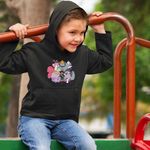Fashion, accesorii si bijuterii - Copii - Imbracaminte copii - Pulovere si hanorace copii - Hanorac Copii Baieti Elio Aliens Dream Team, negru, marime XS Copii - Infinity.ro