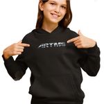 Fashion, accesorii si bijuterii - Copii - Imbracaminte copii - Pulovere si hanorace copii - Hanorac Copii Fete Artms Merch K-pop, negru, marime XS Copii - Infinity.ro