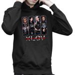 Fashion, accesorii si bijuterii - Copii - Imbracaminte copii - Pulovere si hanorace copii - Hanorac Copii Baieti Xlov Kpop Merch, negru, marime XS Copii - Infinity.ro