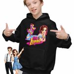 Fashion, accesorii si bijuterii - Copii - Imbracaminte copii - Pulovere si hanorace copii - Hanorac Copii Baieti Soy Luna Patine Karol Sevilla, negru, marime XS Copii - Infinity.ro
