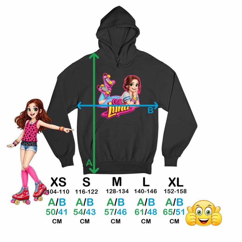 Fashion, accesorii si bijuterii - Copii - Imbracaminte copii - Pulovere si hanorace copii - Hanorac Copii Baieti Soy Luna Patine Karol Sevilla, negru, marime XS Copii - Infinity.ro