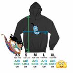Fashion, accesorii si bijuterii - Copii - Imbracaminte copii - Pulovere si hanorace copii - Hanorac Copii Baieti Aladdin Genie Duh Lampa Fermecata Alibaba, negru, marime XS Copii - Infinity.ro