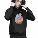 Fashion, accesorii si bijuterii - Copii - Imbracaminte copii - Pulovere si hanorace copii - Hanorac Copii Baieti Aladdin Ali Baba O mie si una de nopti Aladin, negru, marime XS Copii - Infinity.ro