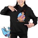 Fashion, accesorii si bijuterii - Copii - Imbracaminte copii - Pulovere si hanorace copii - Hanorac Copii Fete Aladdin Ali Baba O mie si una de nopti Aladin, negru, marime XS Copii - Infinity.ro