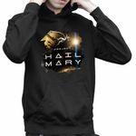 Fashion, accesorii si bijuterii - Copii - Imbracaminte copii - Pulovere si hanorace copii - Hanorac Copii Baieti Project Hail Mary Spaceship Mission Tau Ceti, negru, marime XS Copii - Infinity.ro