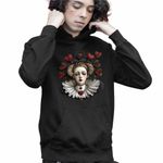 Fashion, accesorii si bijuterii - Copii - Imbracaminte copii - Pulovere si hanorace copii - Hanorac Copii Baieti Alice Tara Minunilor Regina de Cupa, negru, marime XS Copii - Infinity.ro
