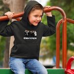 Fashion, accesorii si bijuterii - Copii - Imbracaminte copii - Pulovere si hanorace copii - Hanorac Copii Baieti Enhypen All Gang Kpop Merch, negru, marime XS Copii - Infinity.ro