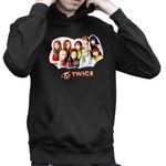 Fashion, accesorii si bijuterii - Copii - Imbracaminte copii - Pulovere si hanorace copii - Hanorac Copii Baieti Twice Jihyo Kpop Merch, negru, marime XS Copii - Infinity.ro